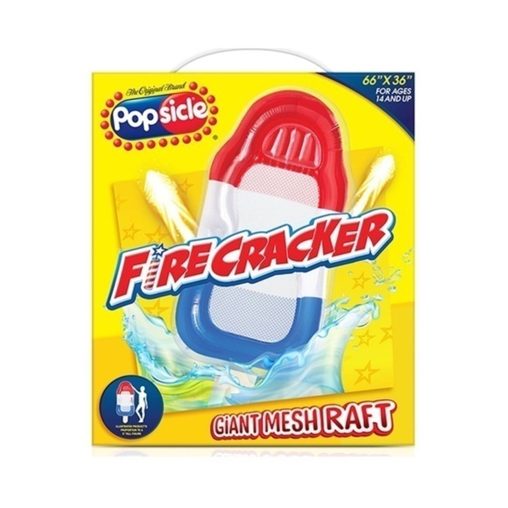 Firecracker giant Popsicle Lounge pool float